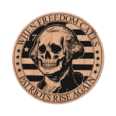 George Washington When Freedom Calls design preview, historical americana