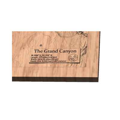 Grand Canyon 3D design preview, national parks