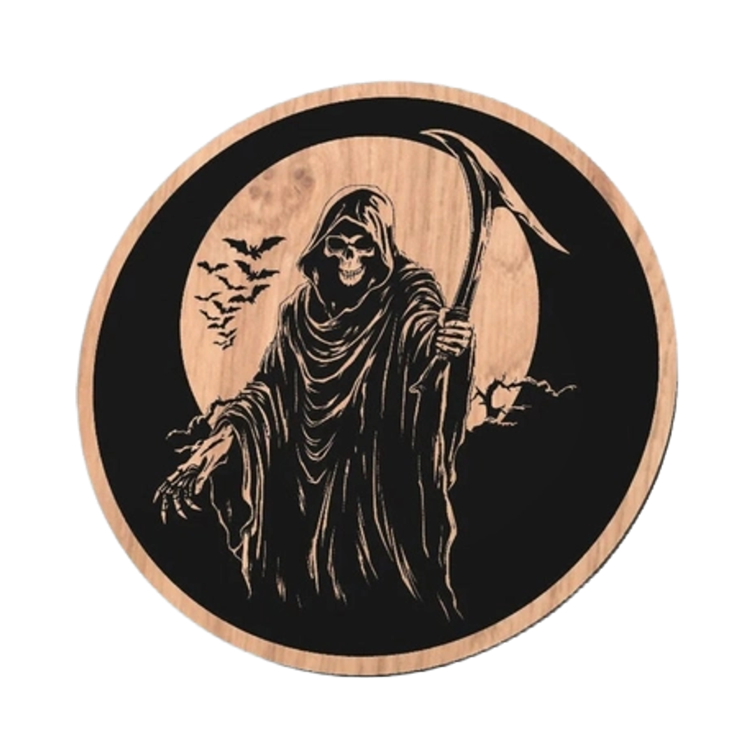 Grim Reaper design preview, skulls & skeletons