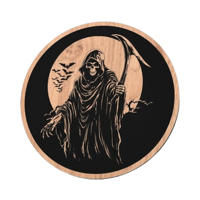 Grim Reaper design preview, skulls & skeletons