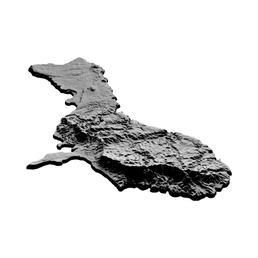 Guam Terrain Map design preview, countries & world