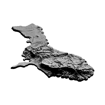 Guam Terrain Map design preview, countries & world