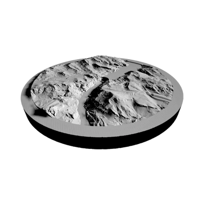 Hoover Dam Terrain Map design preview, countries & world