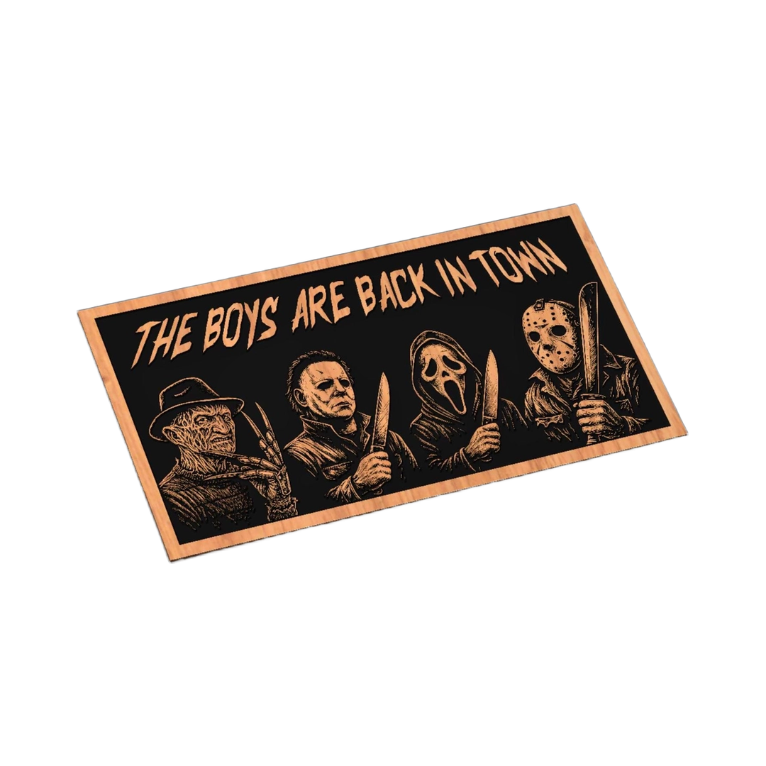Horror Characters SVG file for laser cutting and CNC routing, LightBurn and Vectric ready