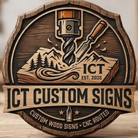 ICT Custom Signs logo