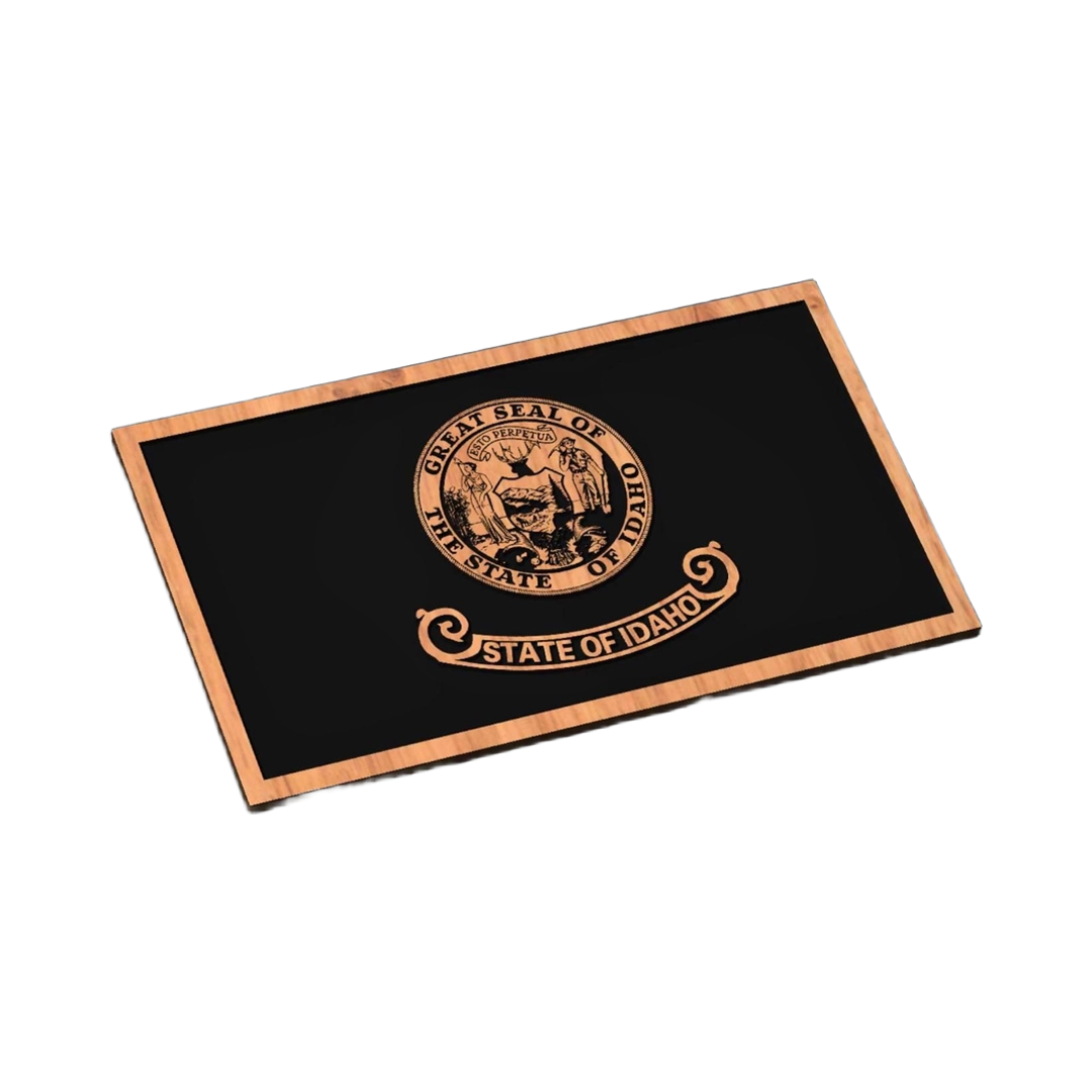 Idaho State Flag SVG file for laser cutting and CNC routing, LightBurn and Vectric ready