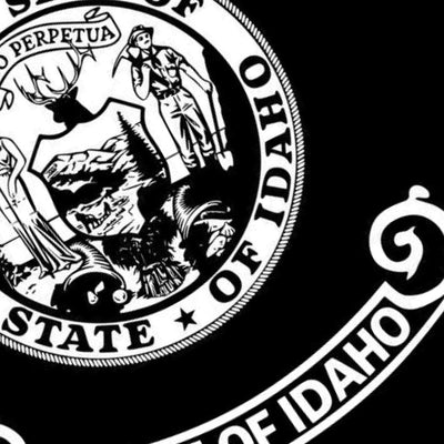 Idaho State Flag detail view, ready for laser cutting and CNC routing