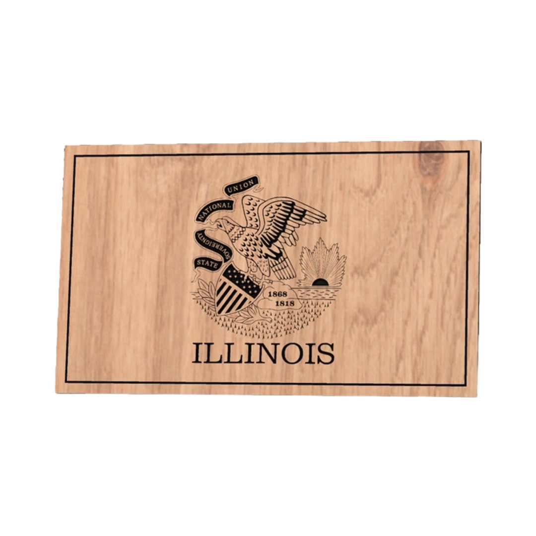 Illinois State Flag design preview, flags