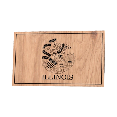 Illinois State Flag design preview, flags