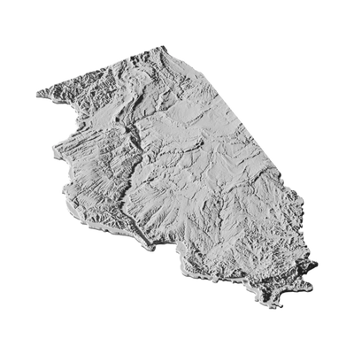 Illinois Terrain Map design preview, maps & terrain