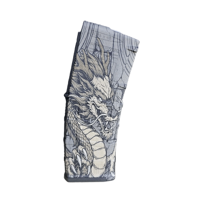 Imperial Dragon MAG Fiber Laser Engraving Design detail view, ready for digital crafting