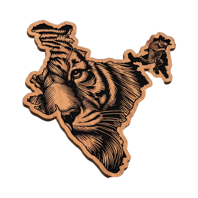 Indian Tiger SVG file for laser cutting and CNC routing, Glowforge and LightBurn ready