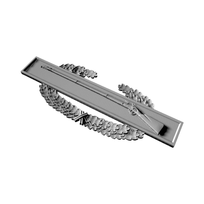 Infantry Badge compatible with LightBurn and Vectric