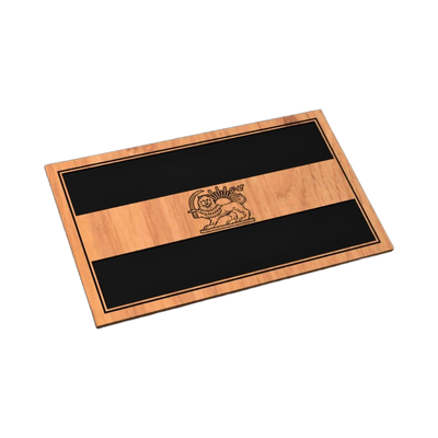 Iran Flag (Lion and Sun) SVG file for laser cutting and CNC routing, LightBurn and Vectric ready