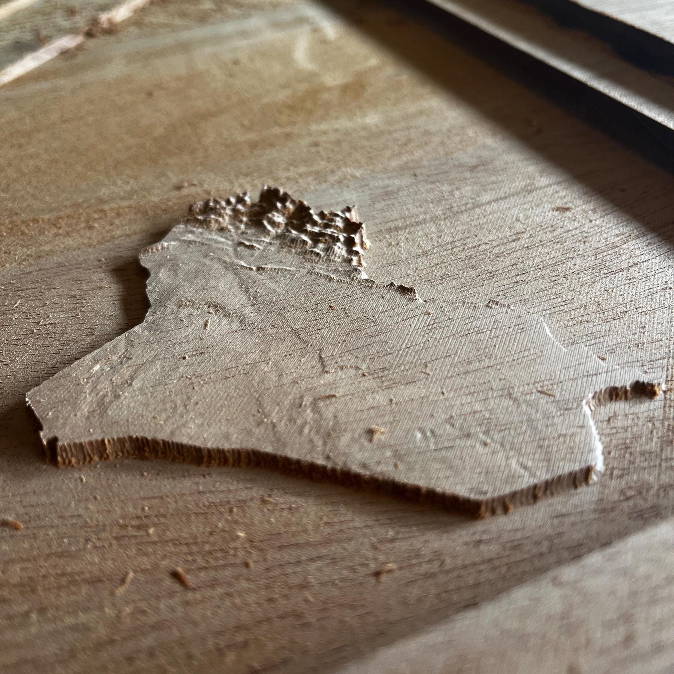 Iraq Terrain Map STL file included with instant download