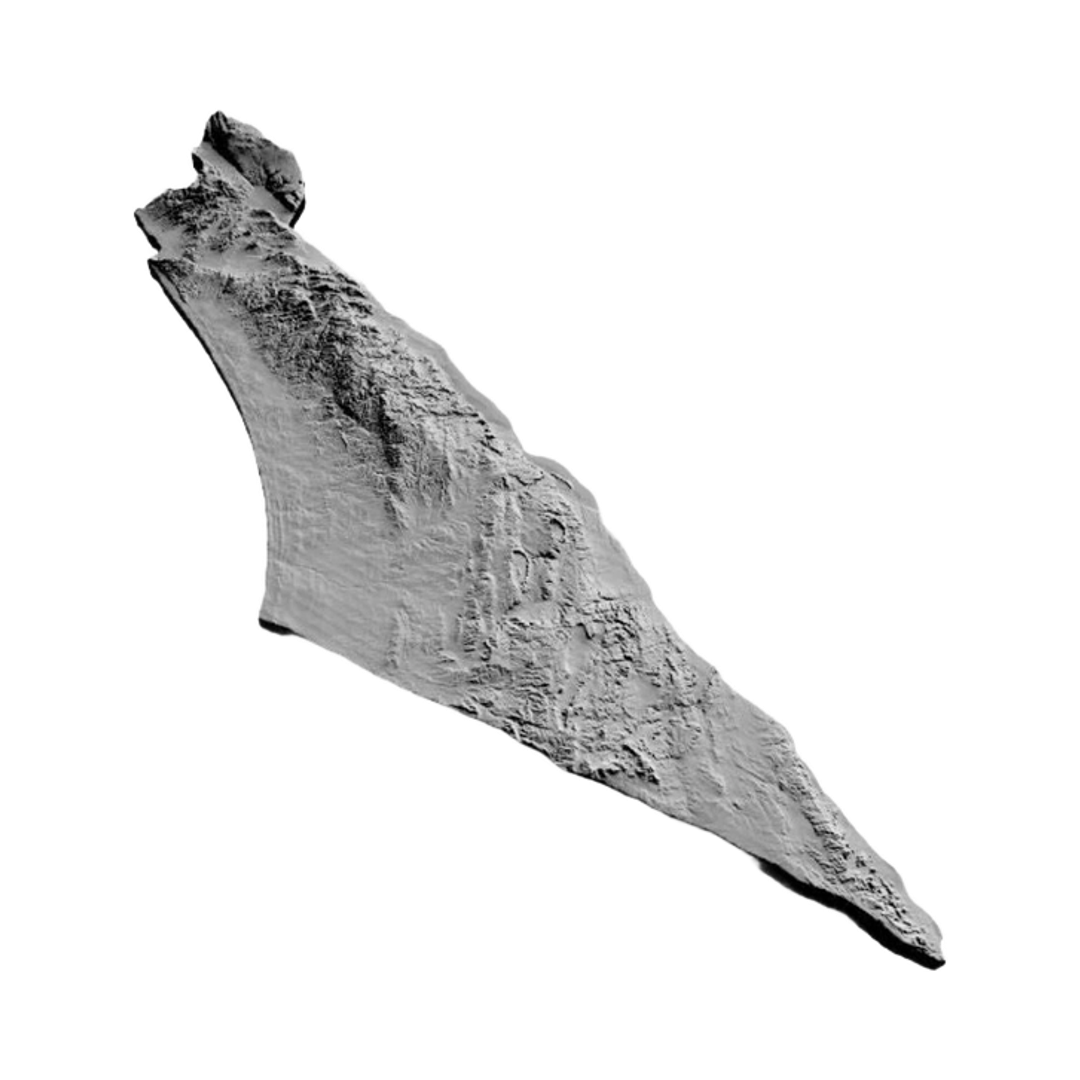 Israel Terrain Map design preview, countries & world