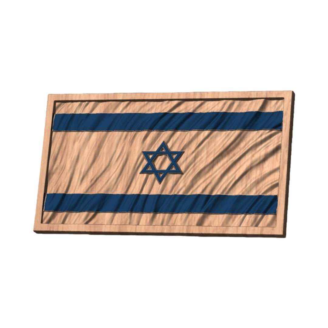 Israel Wavy Flag design preview, flags