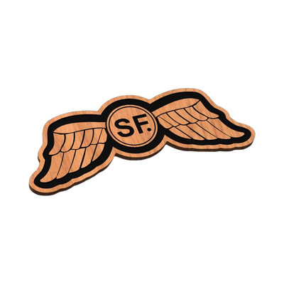 Jedburgh Special Forces Wings SVG file for laser cutting and CNC routing, LightBurn and Vectric ready