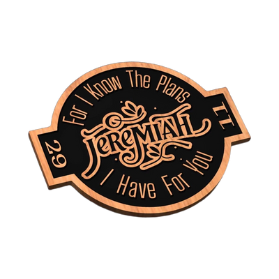 Jeremiah 29:11 Design SVG file for laser cutting and CNC routing, LightBurn and Vectric ready