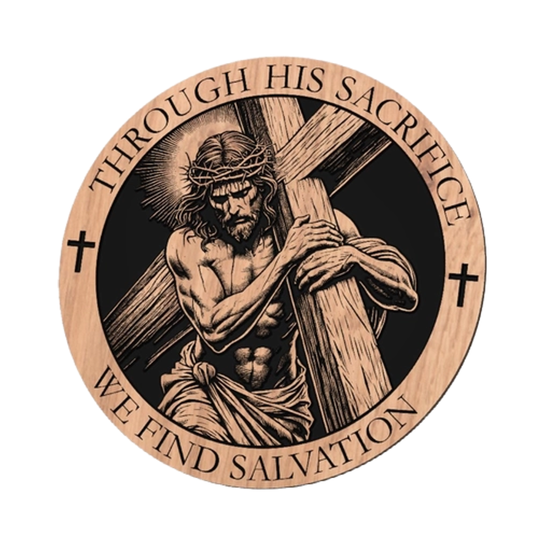 Jesus Christ Sacrifice and Salvation design preview, religious & faith