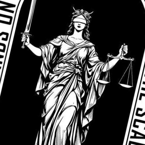 Justice or Chaos detail view, ready for laser cutting and CNC routing