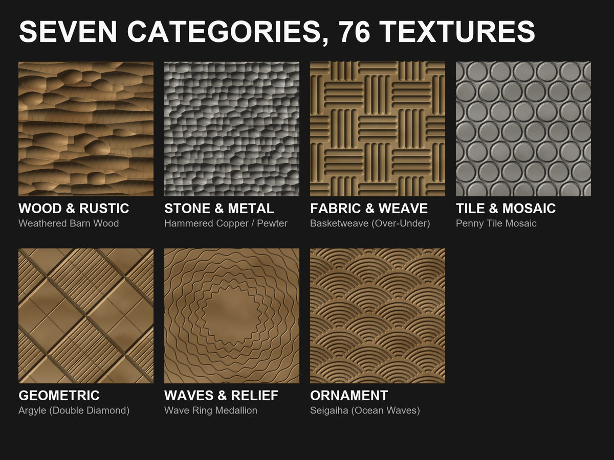 One texture from each of the seven categories