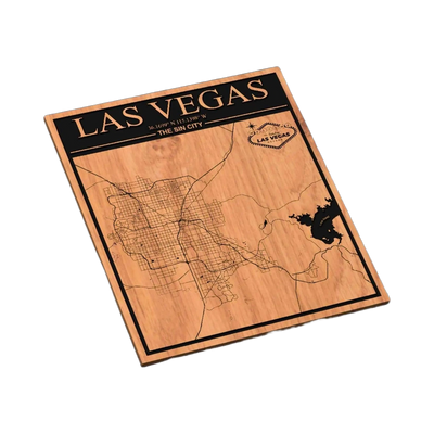 Las Vegas, Nevada City Map SVG file for laser cutting and CNC routing, LightBurn and Vectric ready