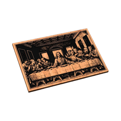 Last Supper SVG file for laser cutting and CNC routing, LightBurn and Vectric ready