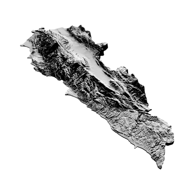 Lebanon Terrain Map design preview, countries & world