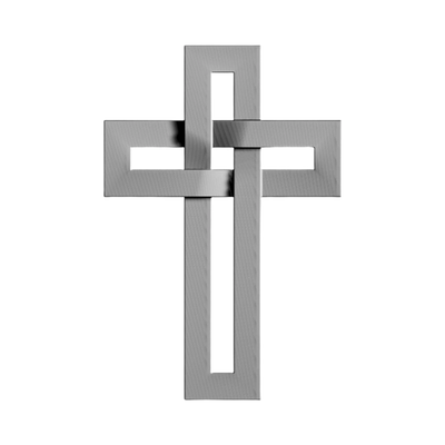 Legacy Cross STL file for 3D printing and CNC routing, LightBurn and Vectric ready