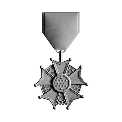 Legion of Merit STL file for 3D printing and CNC routing, LightBurn and Vectric ready