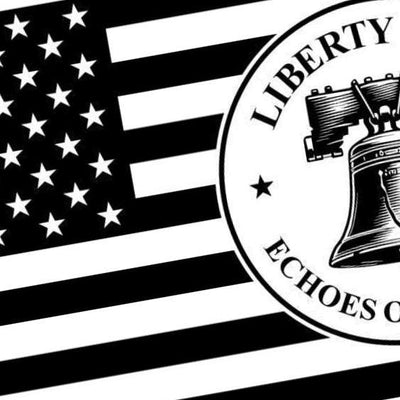 Liberty Bell Patriotic Flag detail view, ready for laser cutting and CNC routing