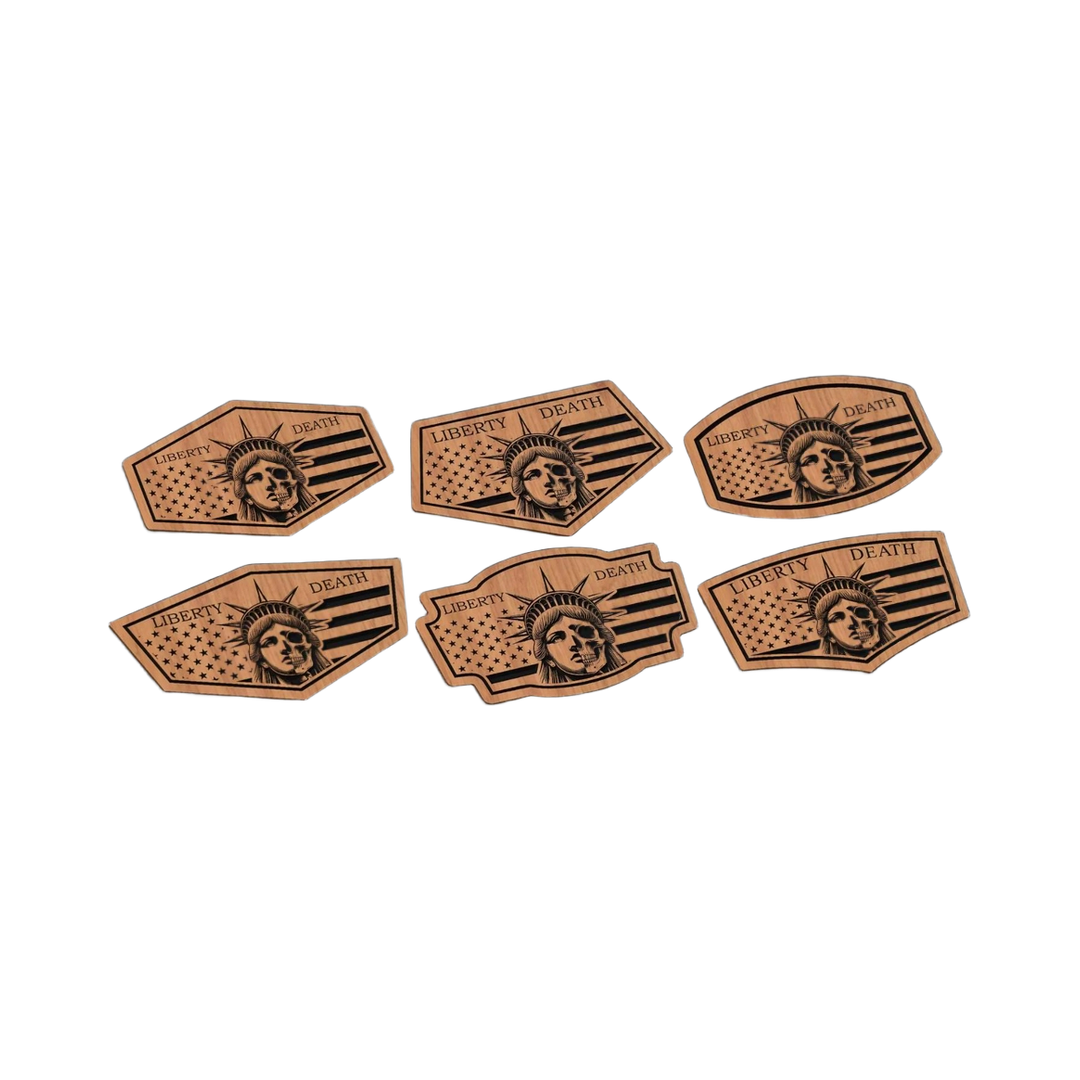 Liberty or Death Bundle SVG file for laser cutting and CNC routing, LightBurn and Vectric ready