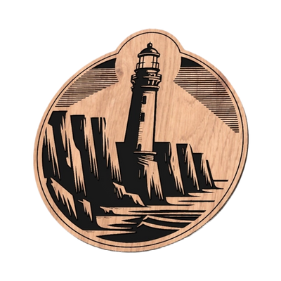 Lighthouse and Cliffs design preview, home, signs & decor