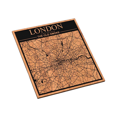 London England City Map SVG file for laser cutting and CNC routing, LightBurn and Vectric ready