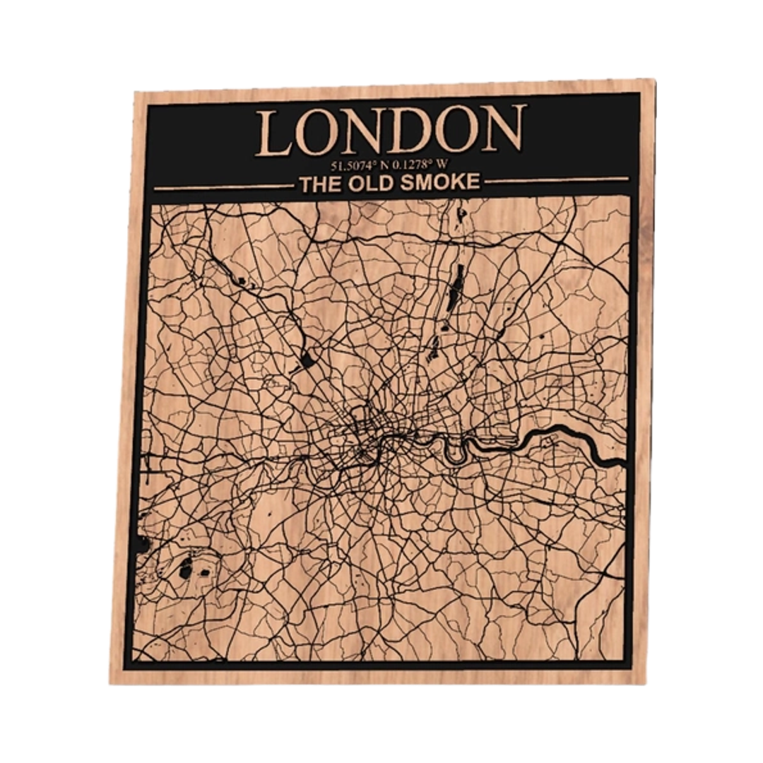 London England City Map design preview, countries & world