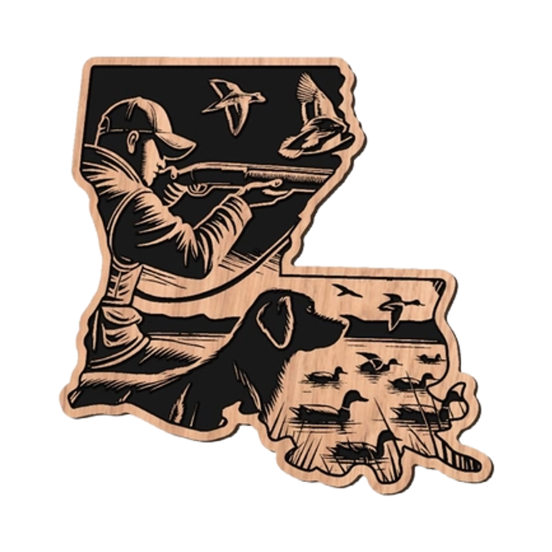 Louisiana Duck Hunting design preview, us states