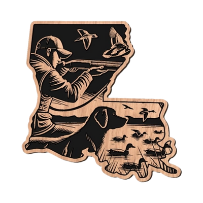 Louisiana Duck Hunting design preview, us states