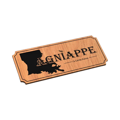 Louisiana Lagniappe Sign SVG file for laser cutting and CNC routing, LightBurn and Vectric ready