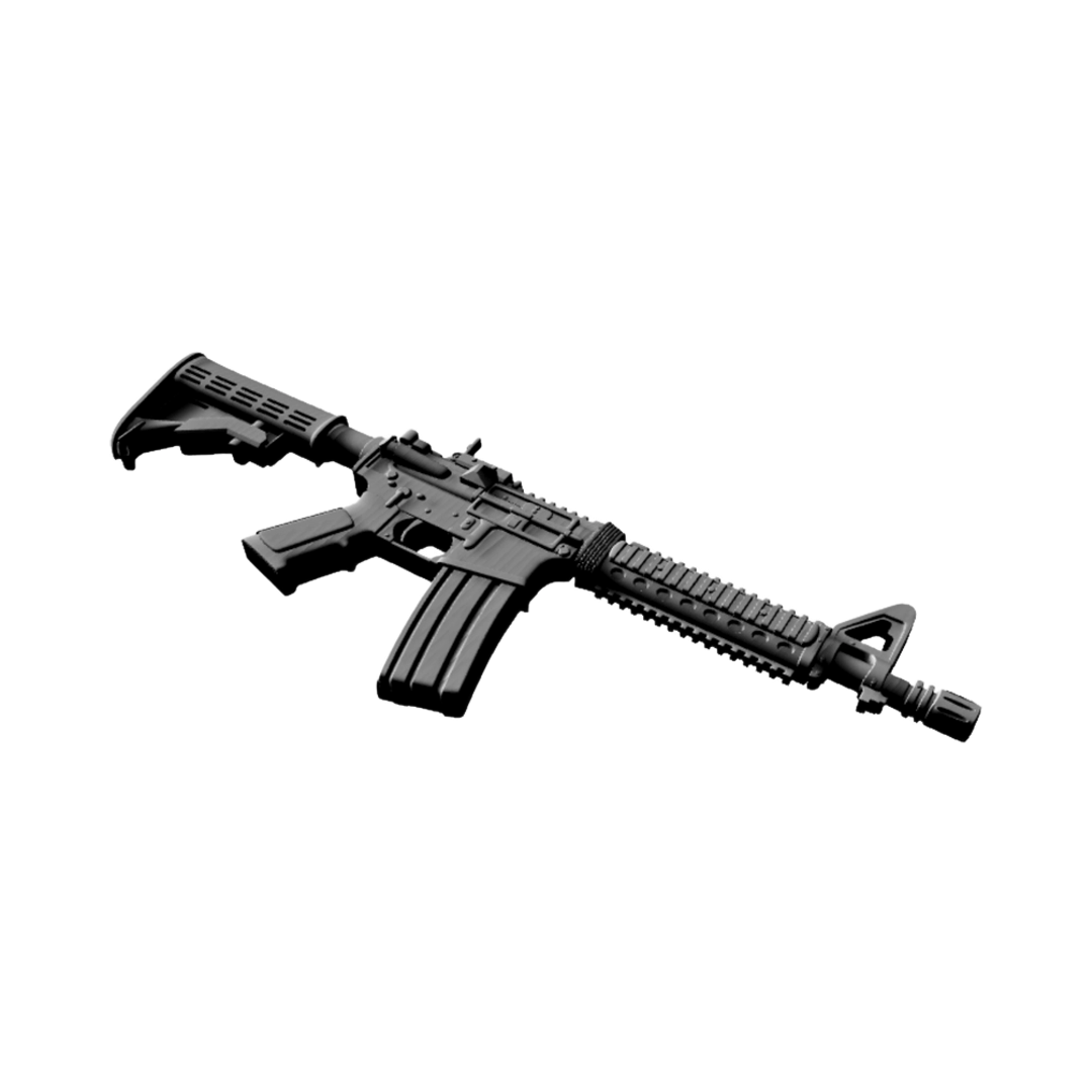 M-4 Rifle detail view, ready for digital crafting