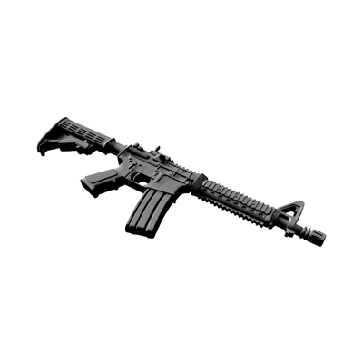 M-4 Rifle detail view, ready for digital crafting