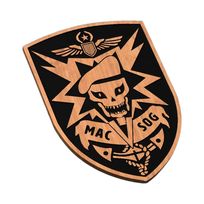 MACVSOG Vietnam Veteran SVG file for laser cutting and CNC routing, LightBurn and Vectric ready