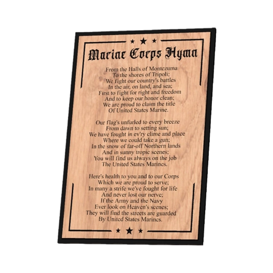 Marine Corps Hymn design preview, marines