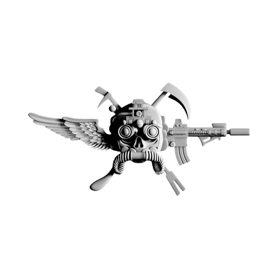 Maritime Special Purpose Force (EOD) STL file for 3D printing and CNC routing, LightBurn and Vectric ready