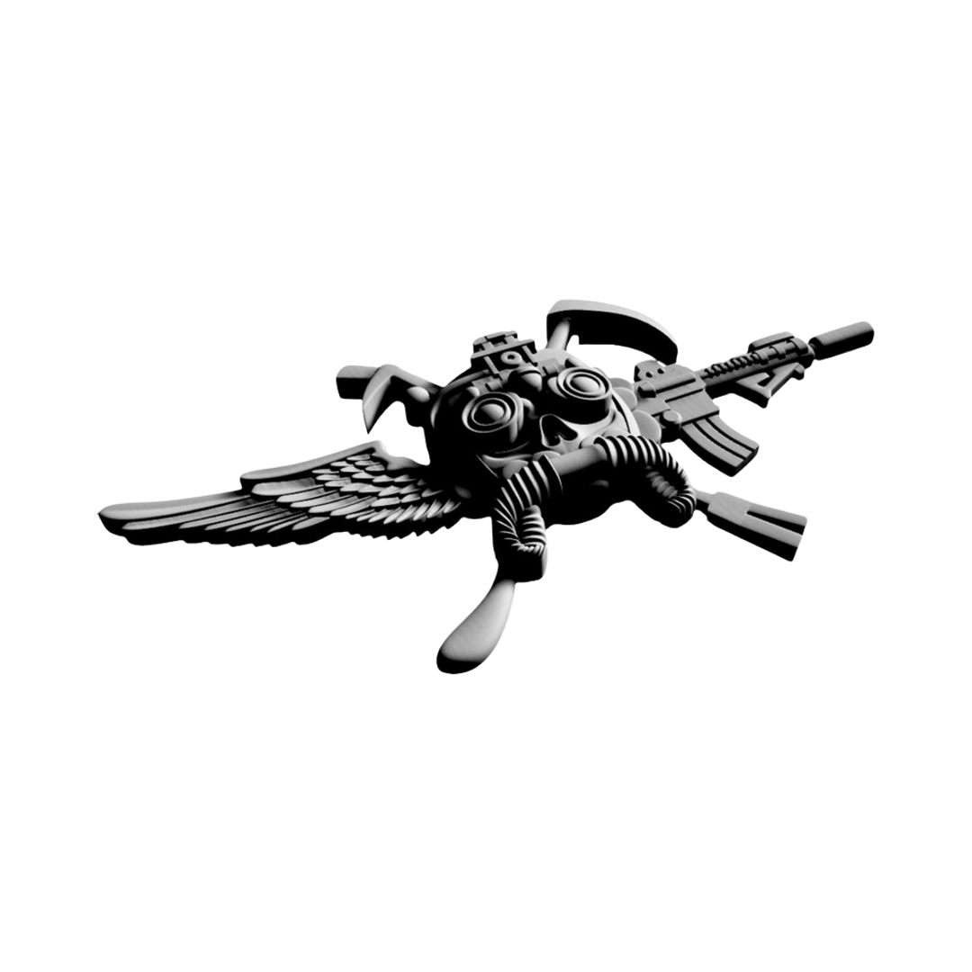 Maritime Special Purpose Force (EOD) detail view, ready for 3D printing and CNC routing
