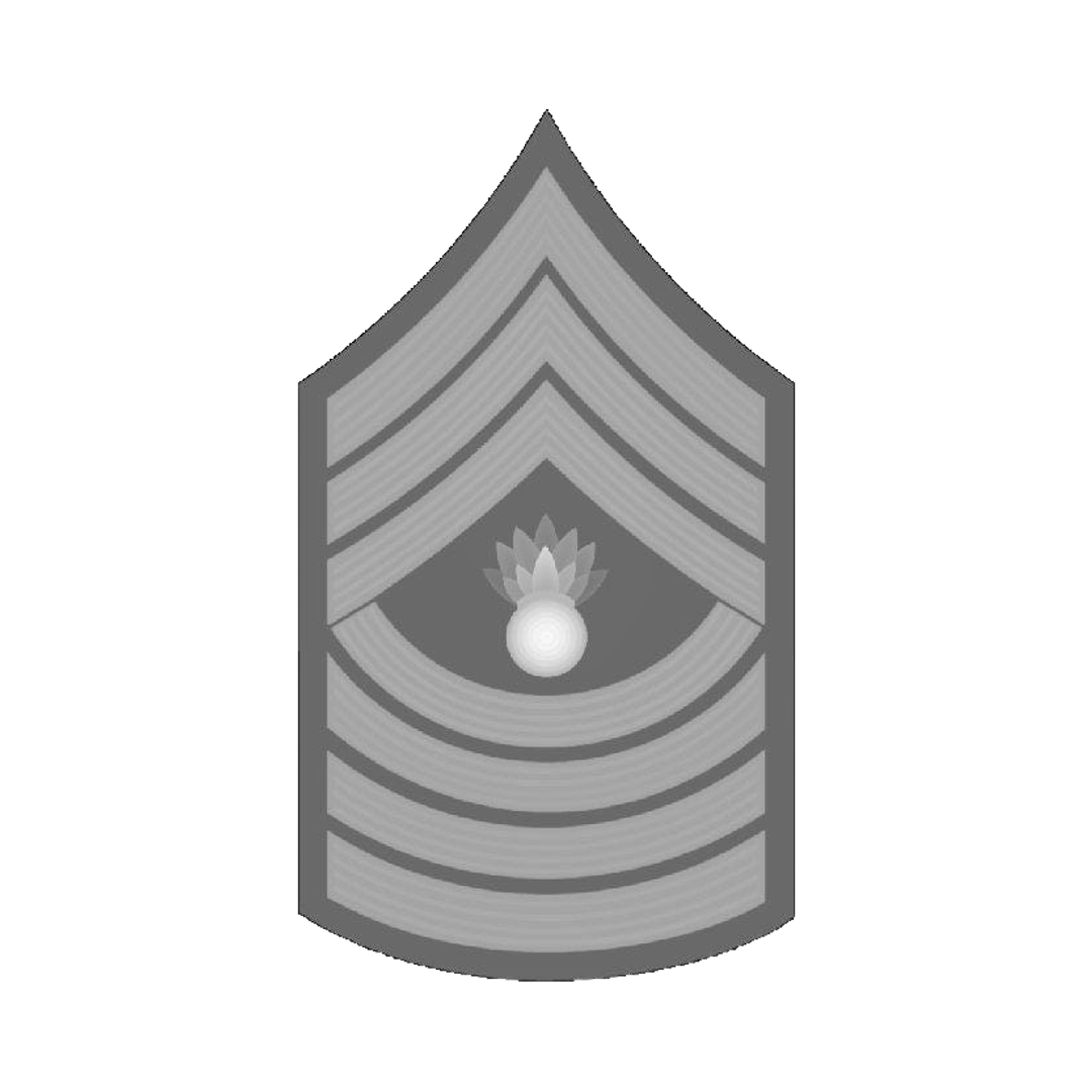 Master Gunnery Sergeant (MGySgt) Rank STL file included with instant download