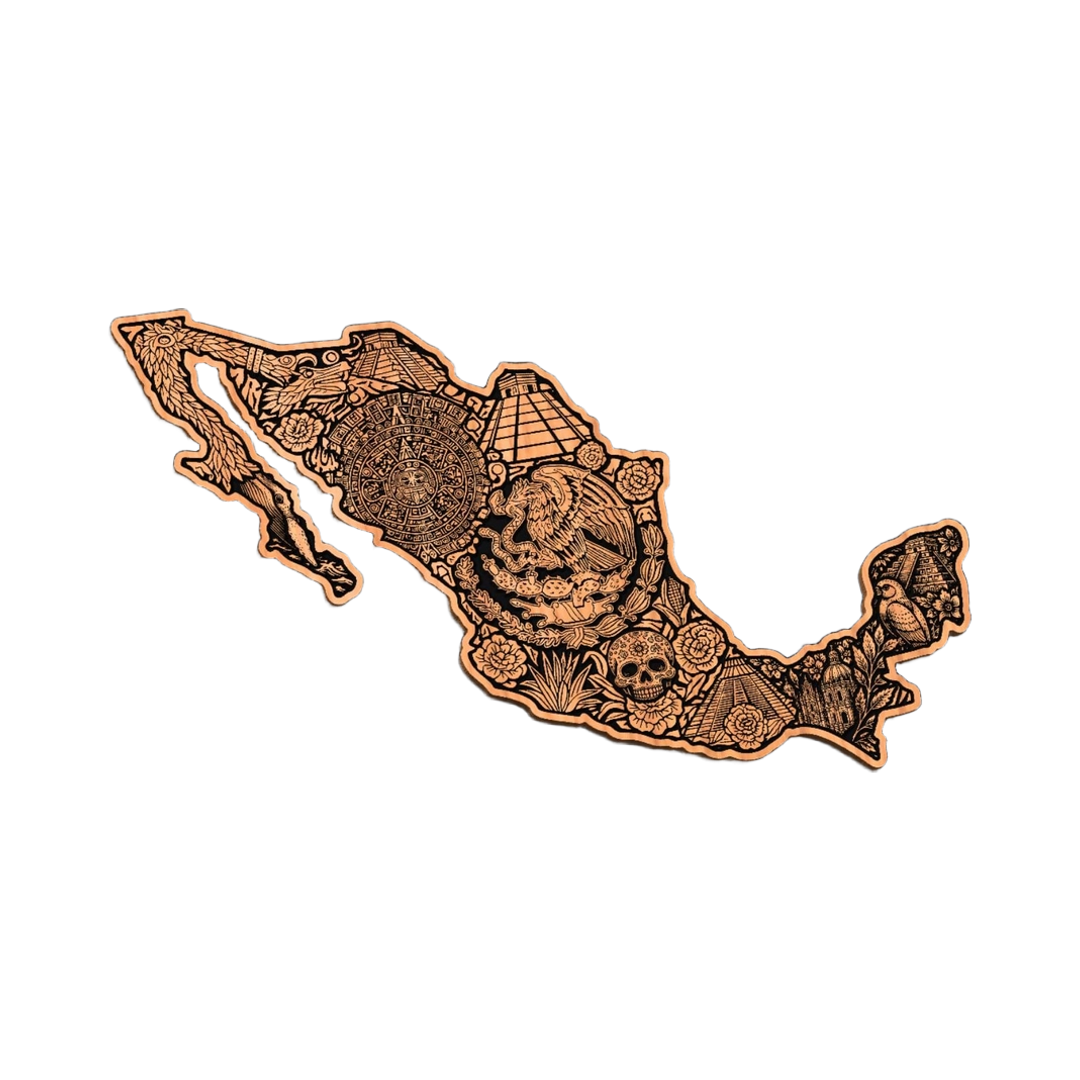 Mexican Country Design SVG file for digital crafting, LightBurn and Vectric ready