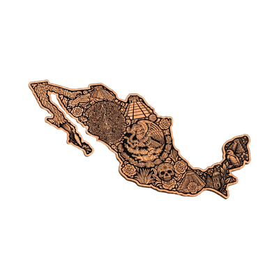 Mexican Country Design SVG file for digital crafting, LightBurn and Vectric ready