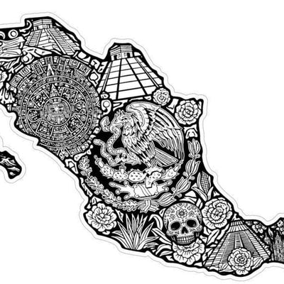 Mexican Country Design SVG file included with instant download