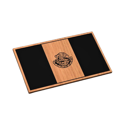 Mexico Flag SVG file for laser cutting and CNC routing, LightBurn and Vectric ready
